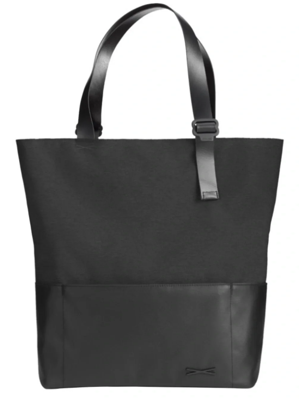 Targus Opin Purist Tote Laptop Bag Black Canvas Work Travel Tote 17” x 14”